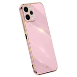 XINLI For Xiaomi Redmi 12 4G Electroplating Edge Phone Cover Soft TPU Protective Phone Case
