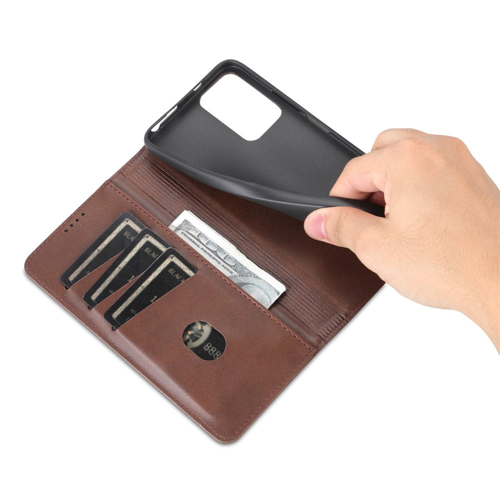 AZNS For Xiaomi Redmi Note 12S 4G Viewing Stand PU Leather Wallet Case Flip Folio Phone Cover
