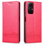 AZNS For Xiaomi Redmi Note 12S 4G Viewing Stand PU Leather Wallet Case Flip Folio Phone Cover