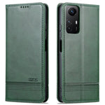 AZNS För Xiaomi Redmi Note 12S 4G Visningsställ PU-läder Plånboksfodral Flip Folio mobilskydd