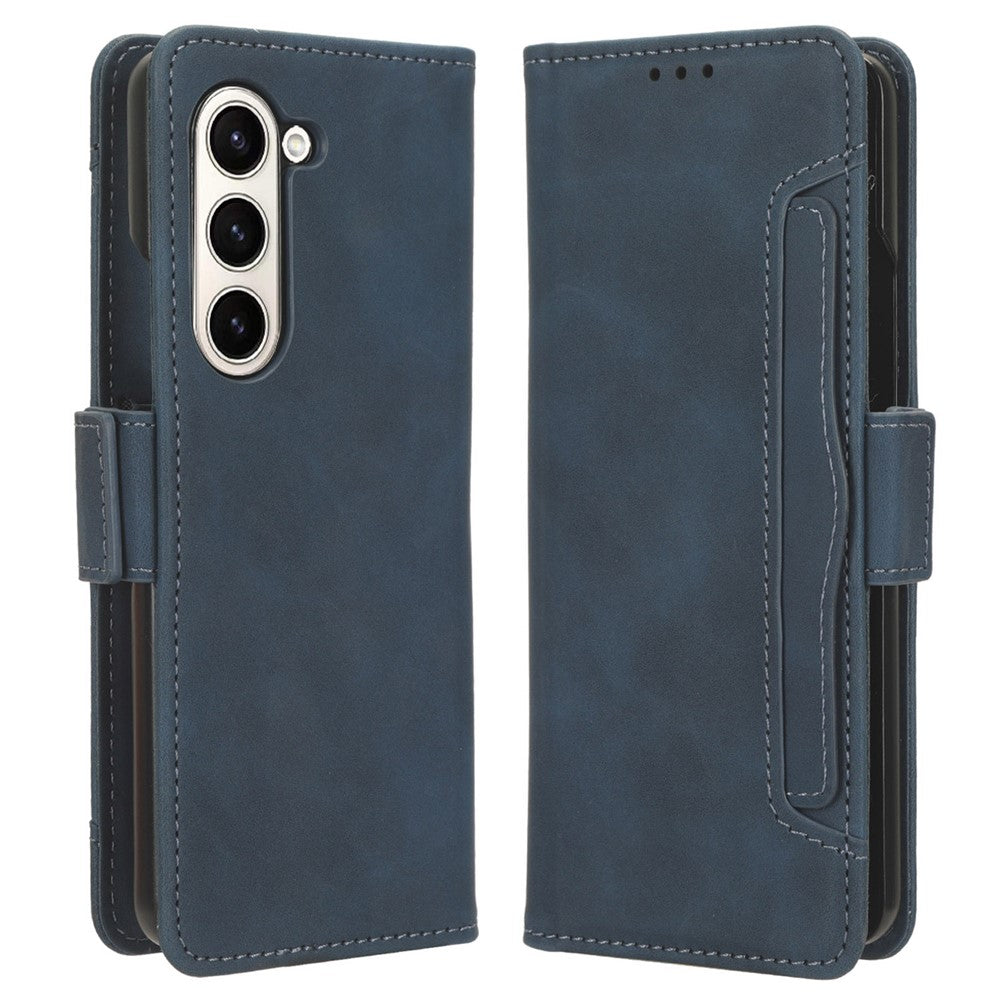 Multiple Card Slots Leather Case for Samsung Galaxy Z Fold5 5G , Wallet Stand Phone Cover