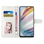 For Samsung Galaxy S23 FE PU Leather Phone Case Wallet Stand Pattern Printing Cover with Strap