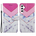 For Samsung Galaxy S23 FE PU Leather Phone Case Wallet Stand Pattern Printing Cover with Strap