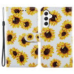 For Samsung Galaxy S23 FE PU Leather Phone Case Wallet Stand Pattern Printing Cover with Strap