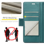 For Samsung Galaxy A30s / A50 / A50s Leather Case CASEME 023 RFID Blocking 3 Card Slot Mobile Cover