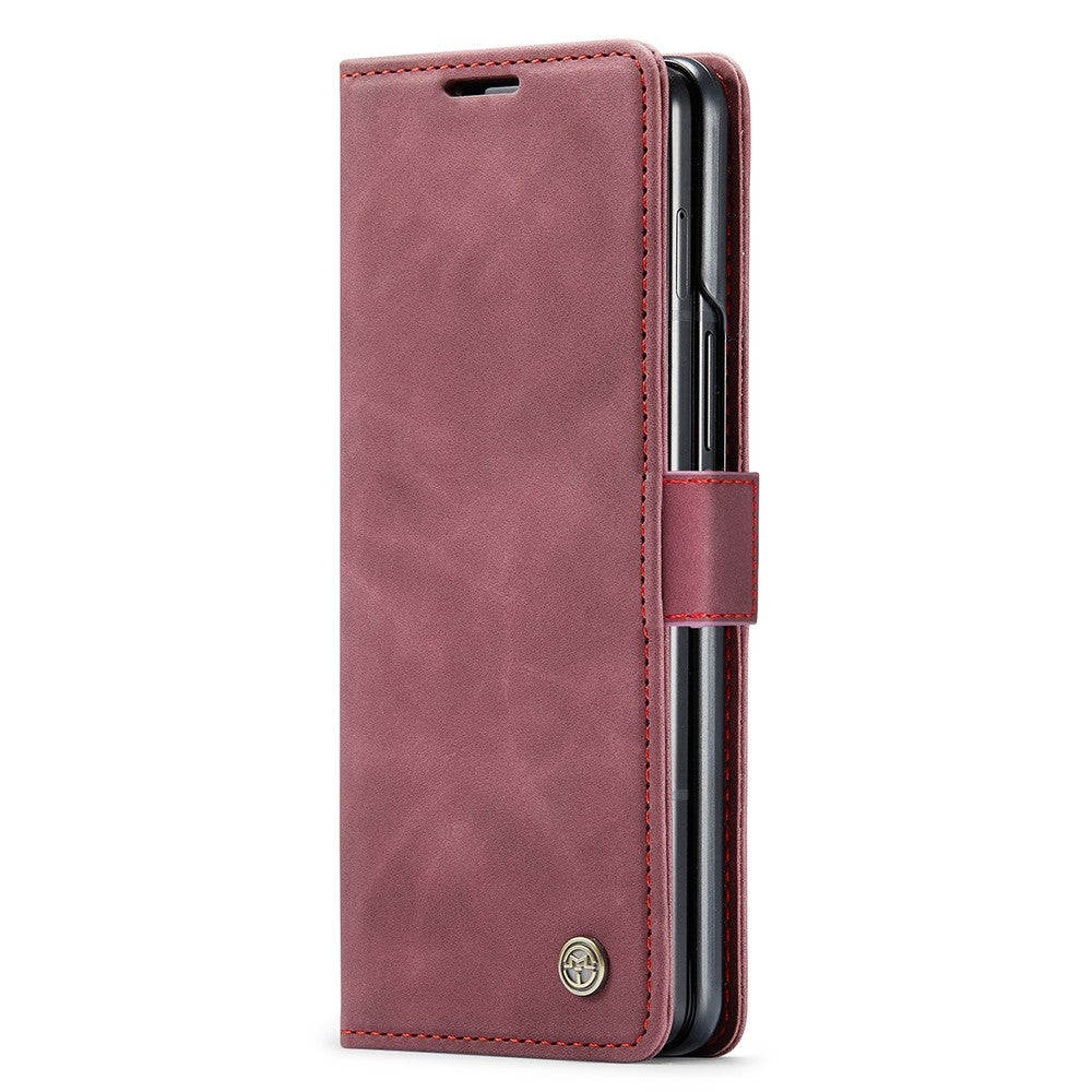 CASEME 013 Series For Samsung Galaxy Z Fold5 5G Wallet Leather Phone Case Stand Phone Cover