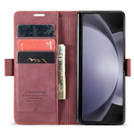 CASEME 013 Series For Samsung Galaxy Z Fold5 5G Wallet Leather Phone Case Stand Phone Cover