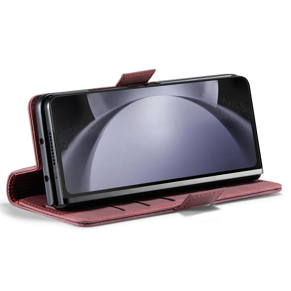 CASEME 013 Series For Samsung Galaxy Z Fold5 5G Wallet Leather Phone Case Stand Phone Cover