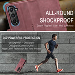 CASEME 013 Series For Samsung Galaxy Z Fold5 5G Wallet Leather Phone Case Stand Phone Cover