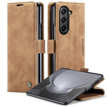 CASEME 013 Series For Samsung Galaxy Z Fold5 5G Wallet Leather Phone Case Stand Phone Cover