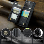 For Samsung Galaxy S20 Ultra Phone Case CASEME C22 Leather Back Cover with RFID Blocking Card Slots