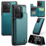 For Samsung Galaxy S20 Ultra Phone Case CASEME C22 Leather Back Cover with RFID Blocking Card Slots