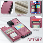 For Samsung Galaxy S20 Plus 5G / S20 Plus 4G Phone Case CASEME C22 Leather Back Cover with RFID Blocking Card Slots