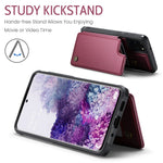 Til Samsung Galaxy S20 Plus 5G / S20 Plus 4G Telefoncover CASEME C22 Læderbagcover med RFID-blokerende kortpladser