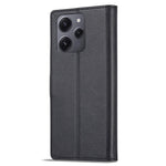 LC.IMEEKE For Xiaomi Redmi 12 4G PU Leather Flip Phone Case Calf Texture Wallet Stand Cover