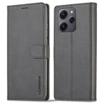 LC.IMEEKE For Xiaomi Redmi 12 4G PU Leather Flip Phone Case Calf Texture Wallet Stand Cover