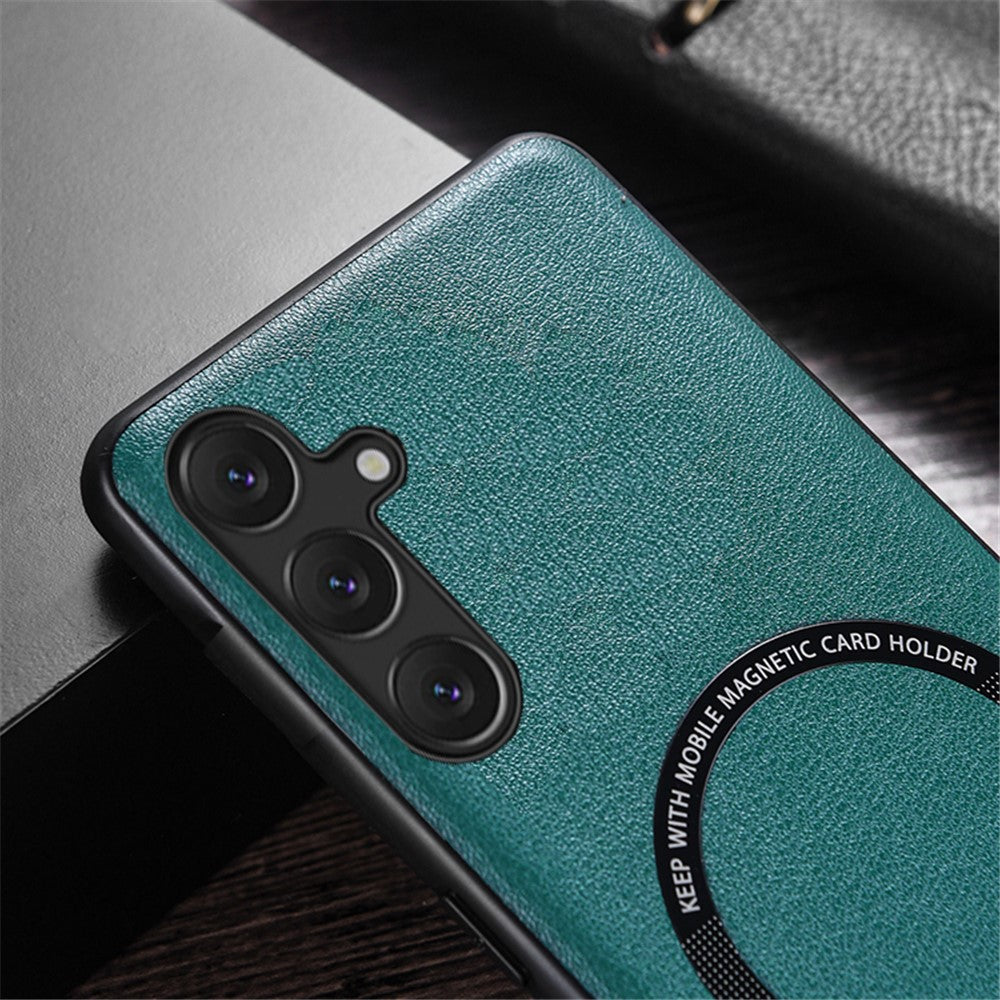 Samsung Galaxy S23 FE Magnetiskt mobilskal PU Läderbelagt TPU Skal Magnetiskt Skal