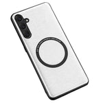 Samsung Galaxy S23 FE Magnetiskt mobilskal PU Läderbelagt TPU Skal Magnetiskt Skal