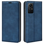 Stand Cover for Xiaomi Redmi Note 12S 4G , Skin-touch Flip Case PU Leather Wallet Smartphone Shell