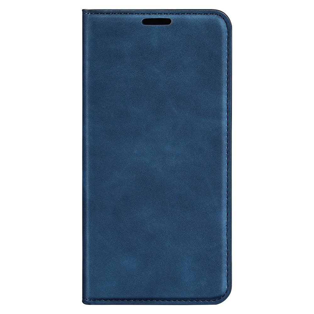 Stand Cover for Xiaomi Redmi Note 12S 4G , Skin-touch Flip Case PU Leather Wallet Smartphone Shell