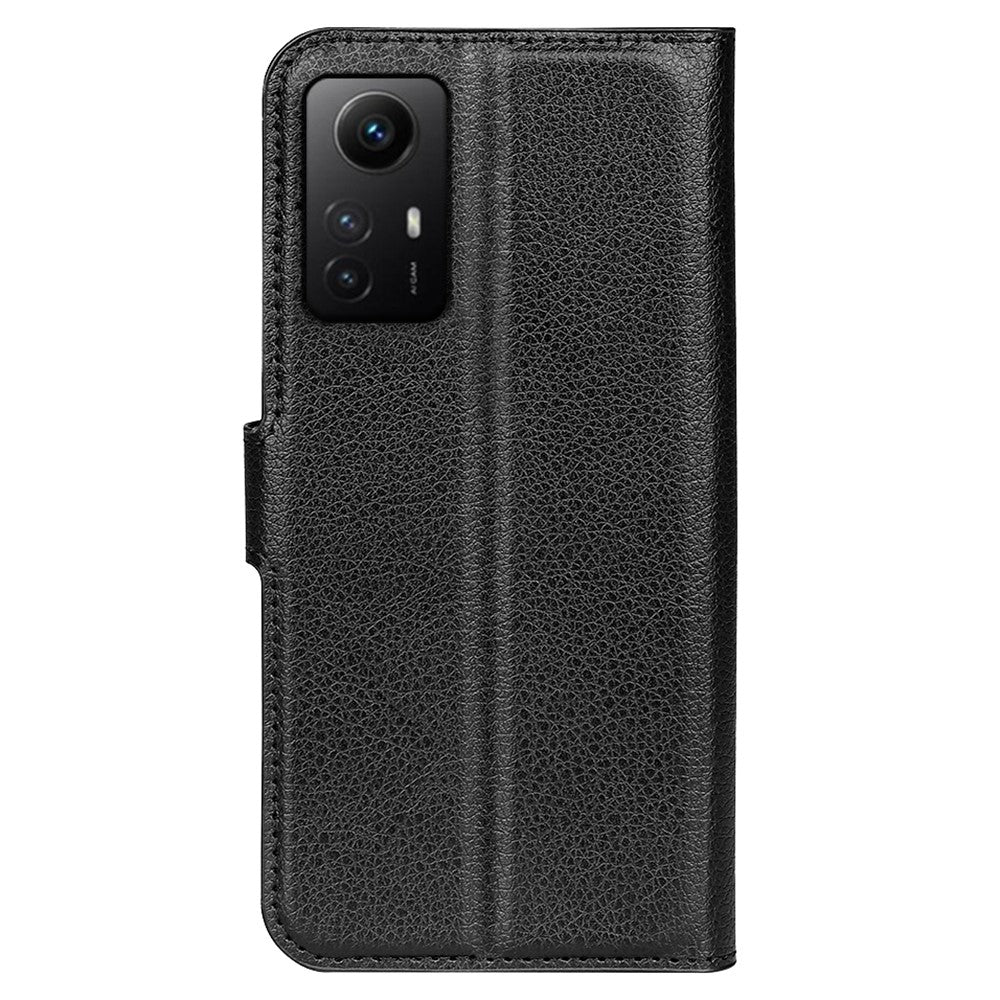 For Xiaomi Redmi Note 12S 4G Litchi Texture Wallet Phone Cover Stand PU Leather Case