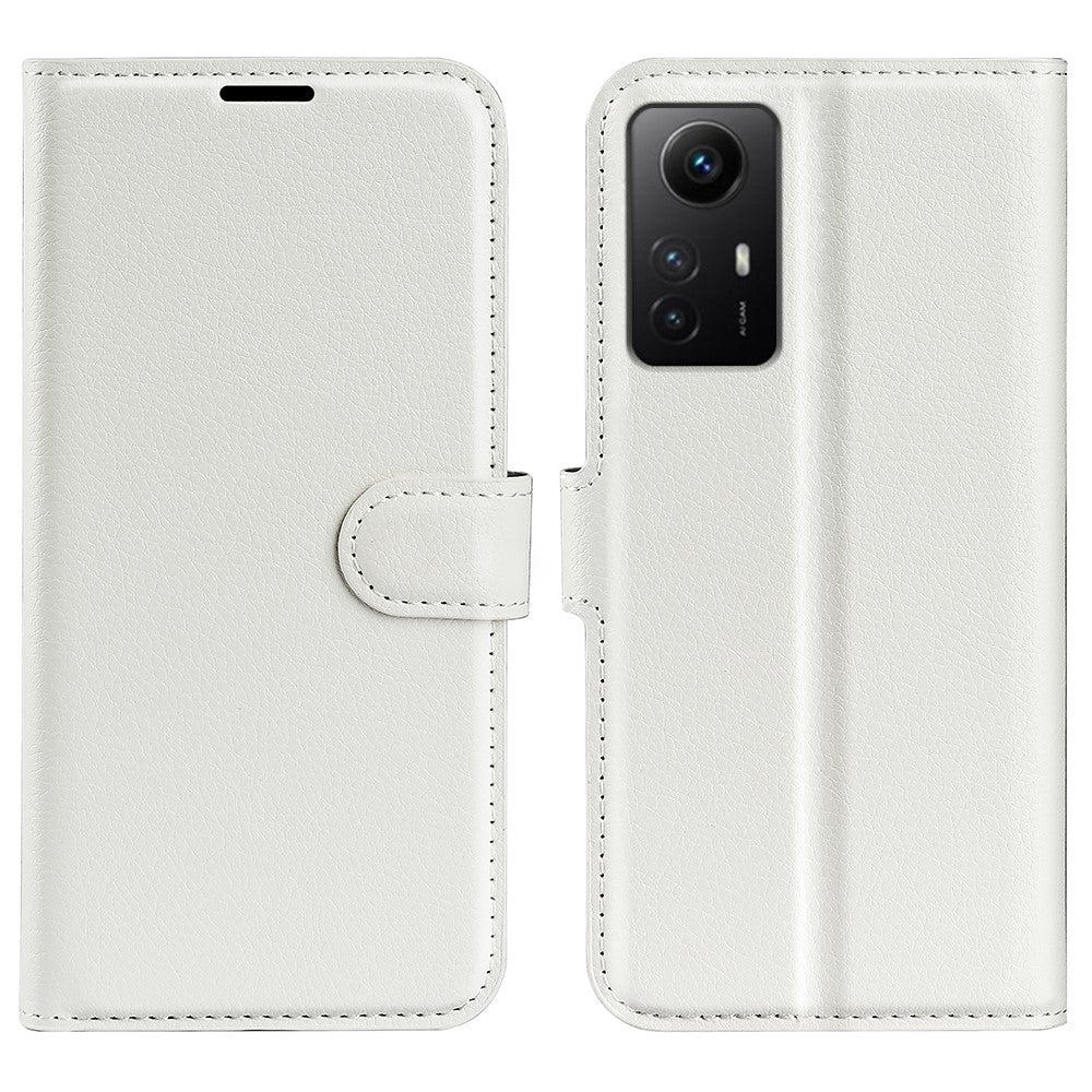 For Xiaomi Redmi Note 12S 4G Litchi Texture Wallet Phone Cover Stand PU Leather Case