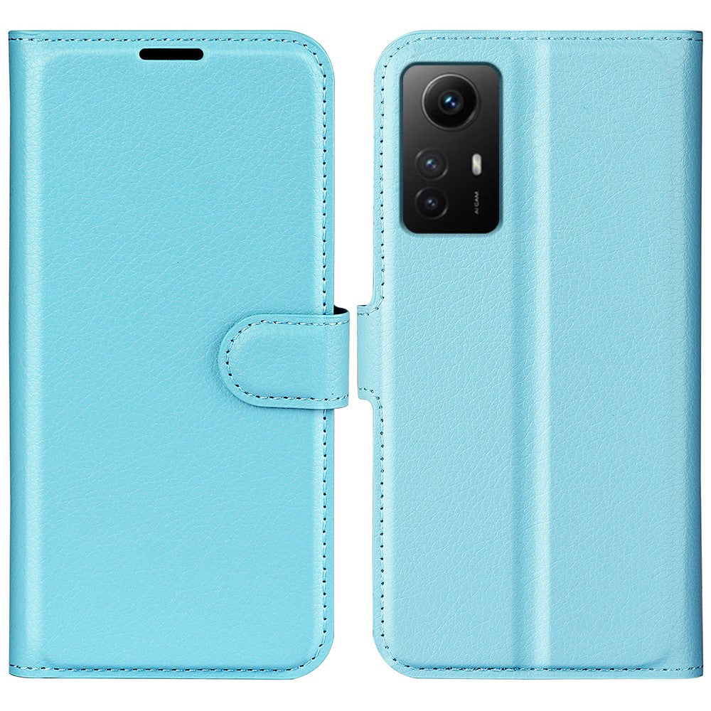 For Xiaomi Redmi Note 12S 4G Litchi Texture Wallet Phone Cover Stand PU Leather Case