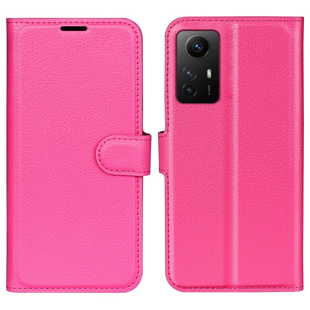 For Xiaomi Redmi Note 12S 4G Litchi Texture Wallet Phone Cover Stand PU Leather Case