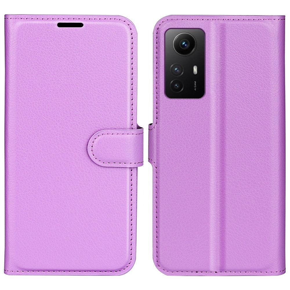 For Xiaomi Redmi Note 12S 4G Litchi Texture Wallet Phone Cover Stand PU Leather Case