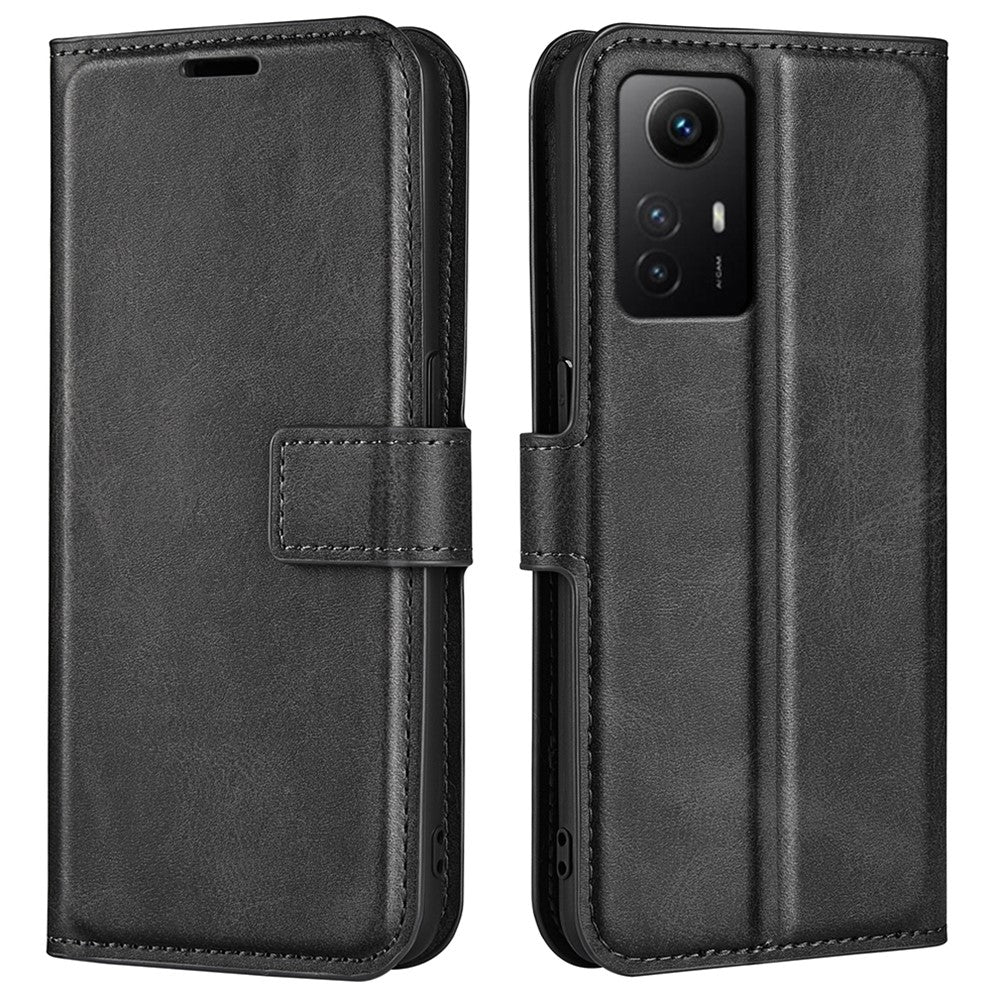 Xiaomi Redmi Note 12S 4G Plånboksfodral PU-läder Mobilskal med kalvstruktur
