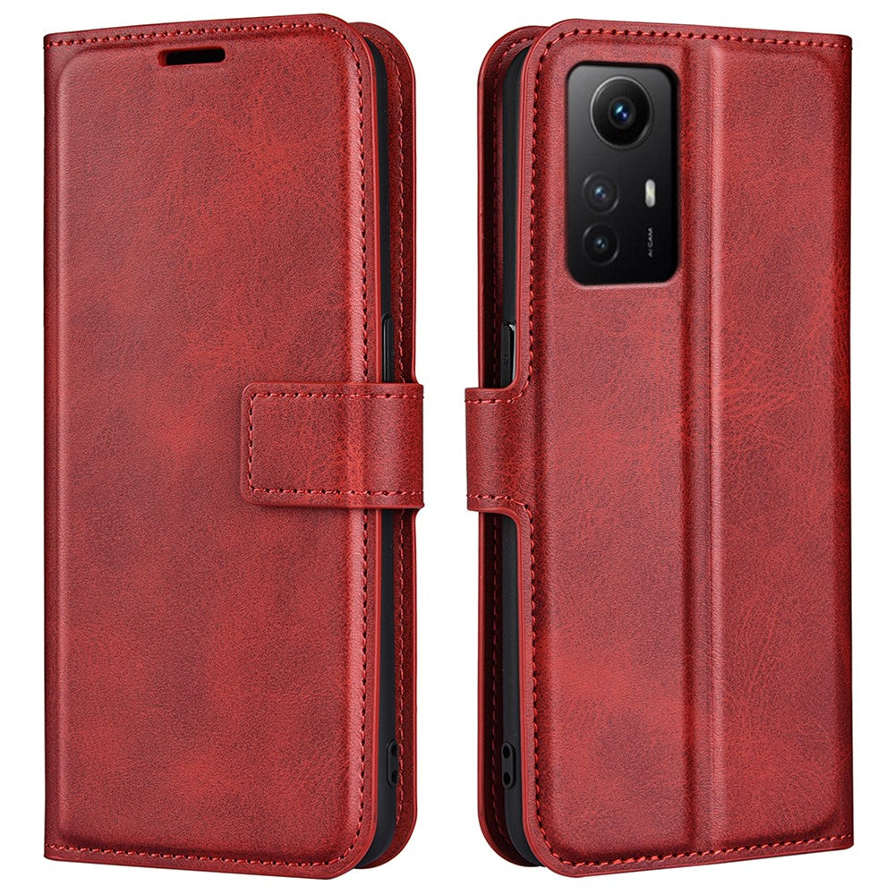 Xiaomi Redmi Note 12S 4G Plånboksfodral PU-läder Mobilskal med kalvstruktur