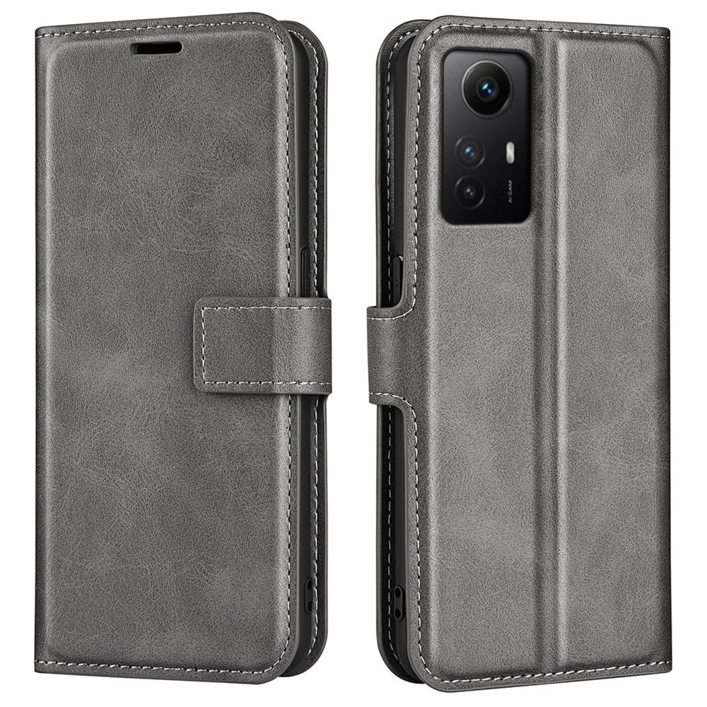 Xiaomi Redmi Note 12S 4G Plånboksfodral PU-läder Mobilskal med kalvstruktur