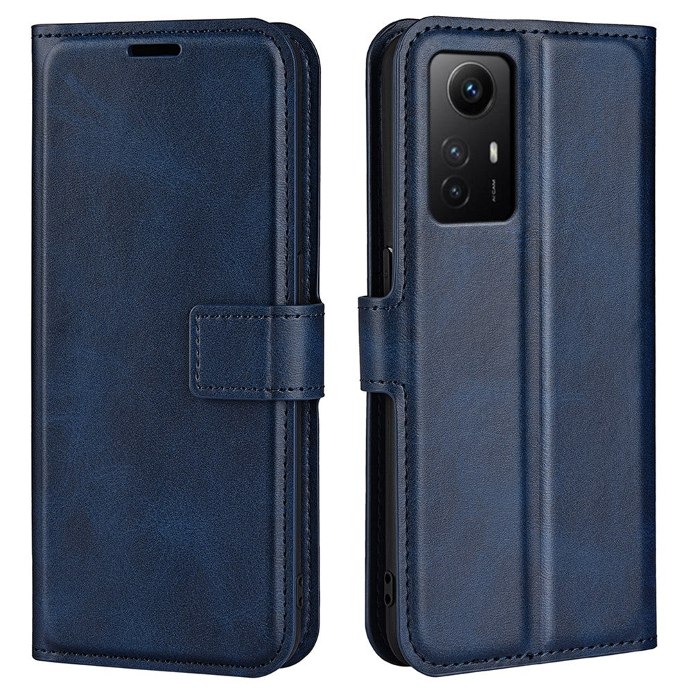 Xiaomi Redmi Note 12S 4G Plånboksfodral PU-läder Mobilskal med kalvstruktur