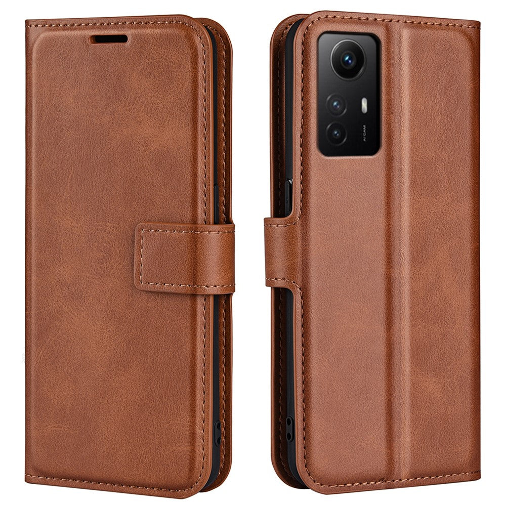 Xiaomi Redmi Note 12S 4G Plånboksfodral PU-läder Mobilskal med kalvstruktur