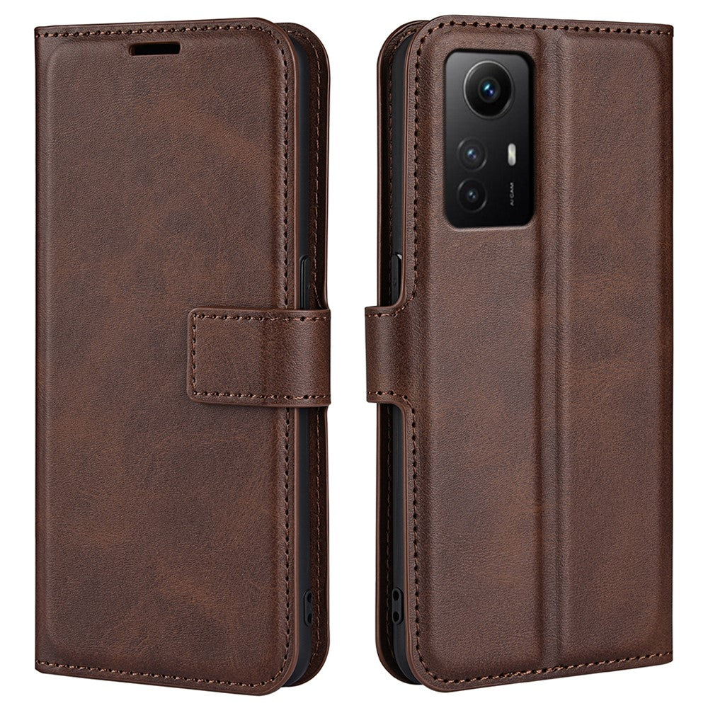 Xiaomi Redmi Note 12S 4G Plånboksfodral PU-läder Mobilskal med kalvstruktur