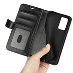 Phone Wallet Case for Xiaomi Redmi Note 12S 4G Crazy Horse Texture PU Leather Stand Cover