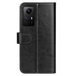 Phone Wallet Case for Xiaomi Redmi Note 12S 4G Crazy Horse Texture PU Leather Stand Cover