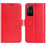 Phone Wallet Case for Xiaomi Redmi Note 12S 4G Crazy Horse Texture PU Leather Stand Cover