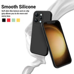 For Xiaomi Redmi 12 4G Anti-Scratch Phone Case Soft Lining Liquid Silicone Cover with Strap
