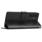 For Samsung Galaxy S23 FE Imprinted Butterflies Mobile Phone Case PU Leather Wallet Cover Stand with Strap