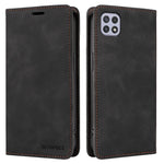 BETOPNICE 003 For Samsung Galaxy A22 5G (EU Version) Wallet PU Leather Shell RFID Blocking Flip Cover Stand Phone Case