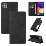 BETOPNICE 003 For Samsung Galaxy A22 5G (EU Version) Wallet PU Leather Shell RFID Blocking Flip Cover Stand Phone Case