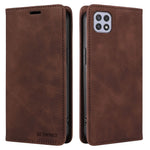 BETOPNICE 003 For Samsung Galaxy A22 5G (EU Version) Wallet PU Leather Shell RFID Blocking Flip Cover Stand Phone Case