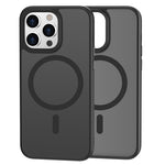 Magnetic Case for iPhone 15 Pro Max PC+TPU Case Compatible with MagSafe Skin-touch Matte Phone Cover