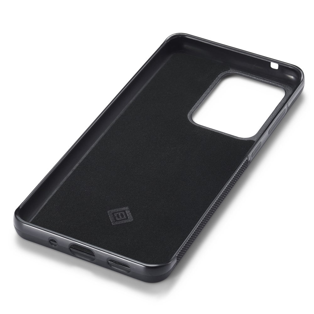 LC.IMEEKE Carbonfiber-samlet cover til Samsung Galaxy S20 Ultra, PU-læderbelagt TPU + EVA-cover