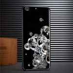 LC.IMEEKE Carbonfiber-samlet cover til Samsung Galaxy S20 Ultra, PU-læderbelagt TPU + EVA-cover