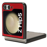 For Samsung Galaxy Z Flip5 5G Litchi Texture Leather + PC Phone Case Slim Anti-Scratch Cover