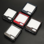 For Samsung Galaxy Z Flip5 5G Litchi Texture Leather + PC Phone Case Slim Anti-Scratch Cover