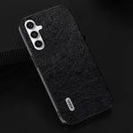 ABEEL For Samsung Galaxy S23 FE Litchi Texture Phone Case PU Leather Coated TPU+PC Retro Phone Back Cover