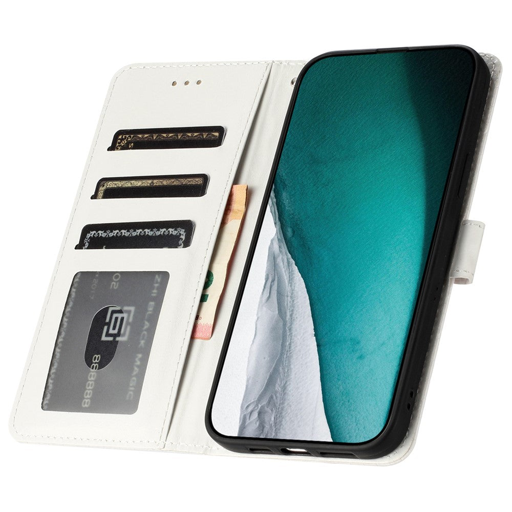 Til Samsung Galaxy A40 Fuld Beskyttelse Stander Cover Krokodille Tekstur Læder Pung Telefonetui med Rem